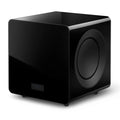 Black KEF KC92 High-Performance Subwoofer