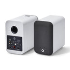 White speakers with black grills, Q Acoustics M20 Powered Wireless Music System